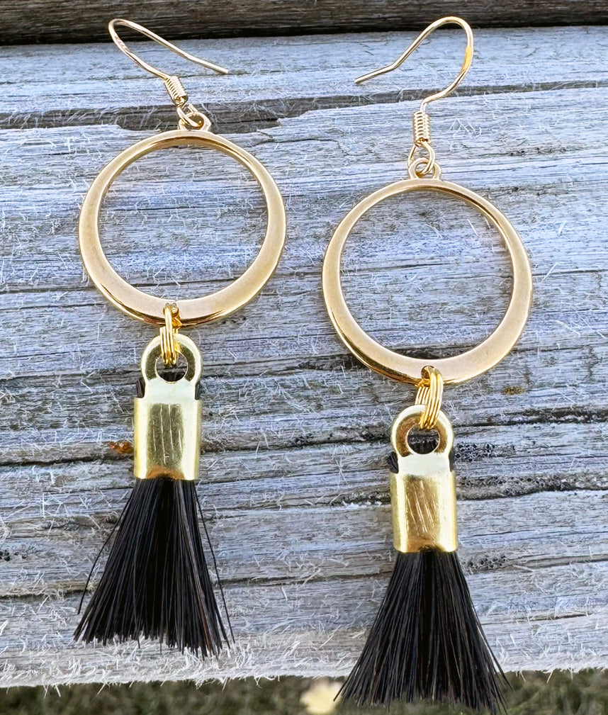 ER142G*Gold Rein Earrings