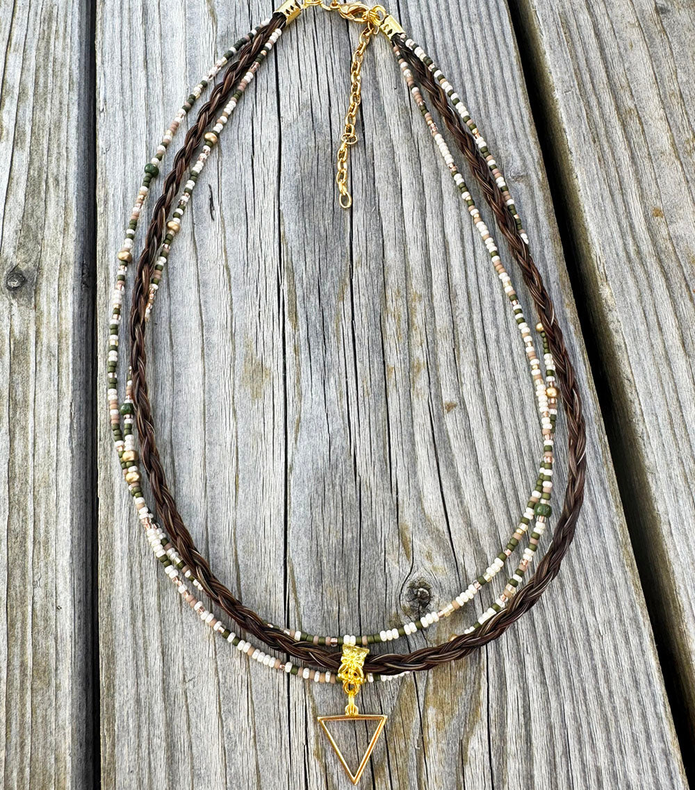 N6-OG 135* Triangle C Necklace