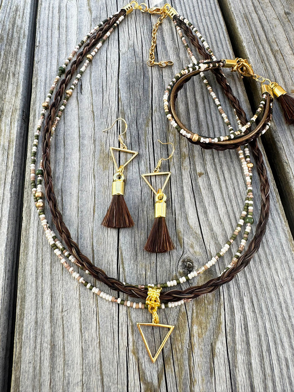 N6-OG 135* Triangle C Necklace