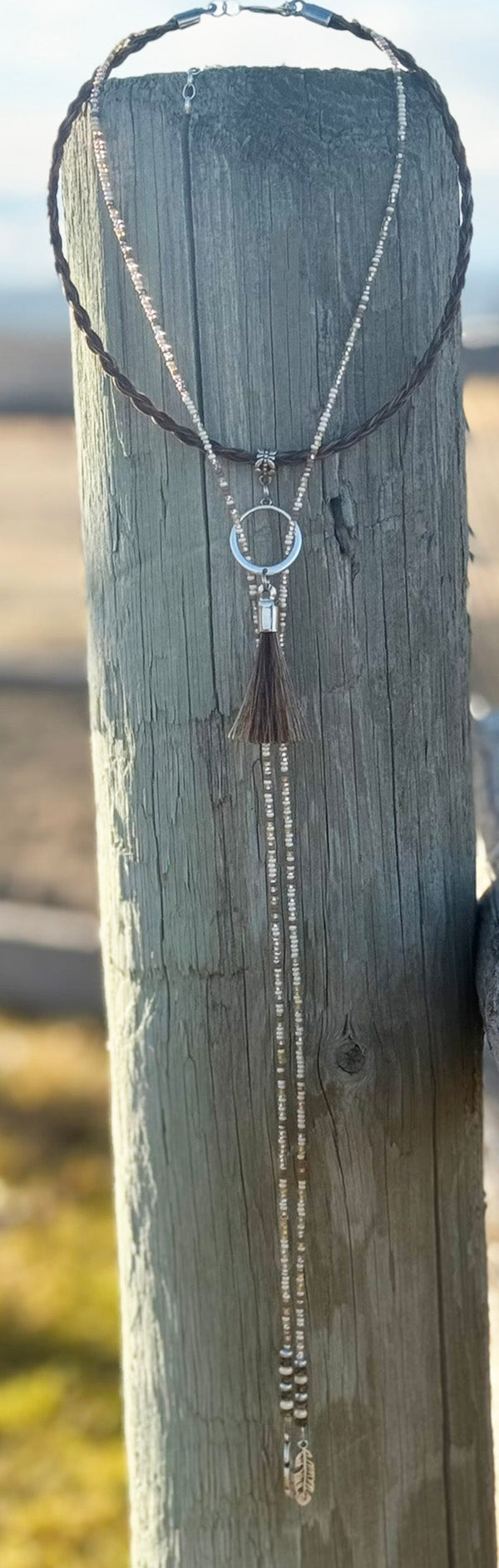 NL-C*Lariat Necklace Cream