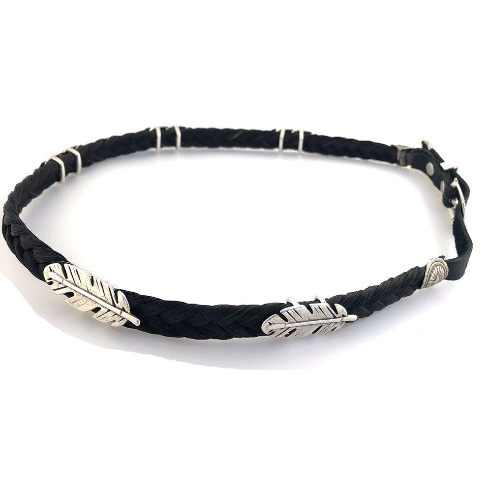 HB09*Silver Wing Hatband