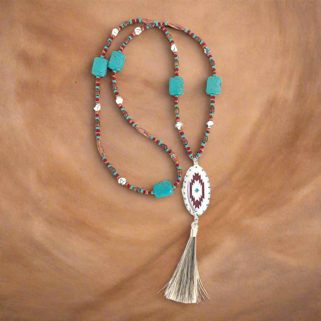 N7-7  *  Taos Tassel Necklace