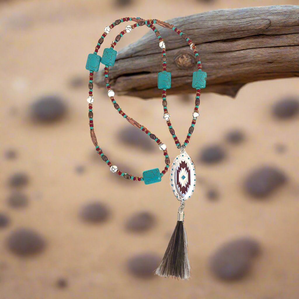 N7-7  *  Taos Tassel Necklace